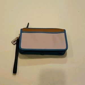 Coach Britt Color block wristlet
